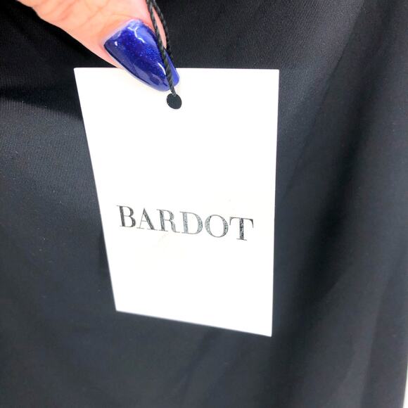 BARDOT Women's Londyn Mini Dress Small Black Cut Out Stretch Bodycon NWT - Picture 11 of 13